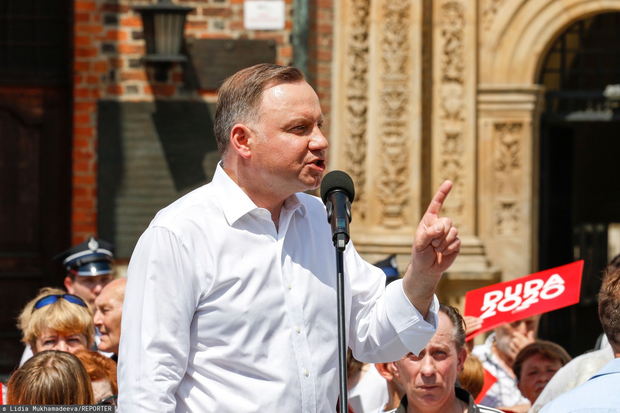 Andrzej Duda broni "tradycyjnych wartości"