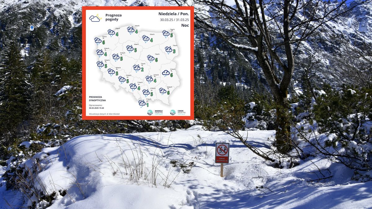 IMGW ostrzega przed dużymi opadami śniegu w górach