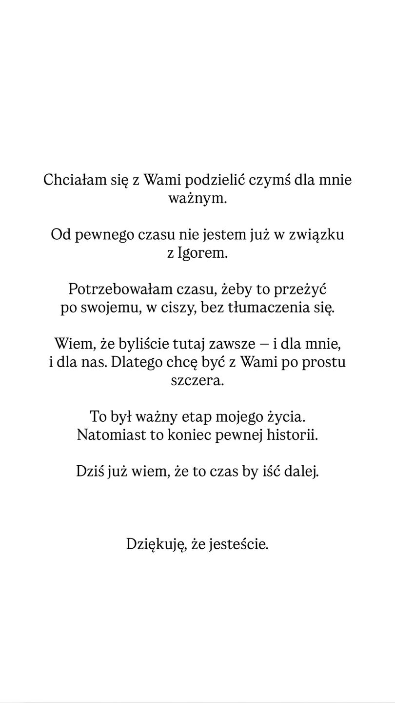 Oświadczenie Magdaleny Karwackiej