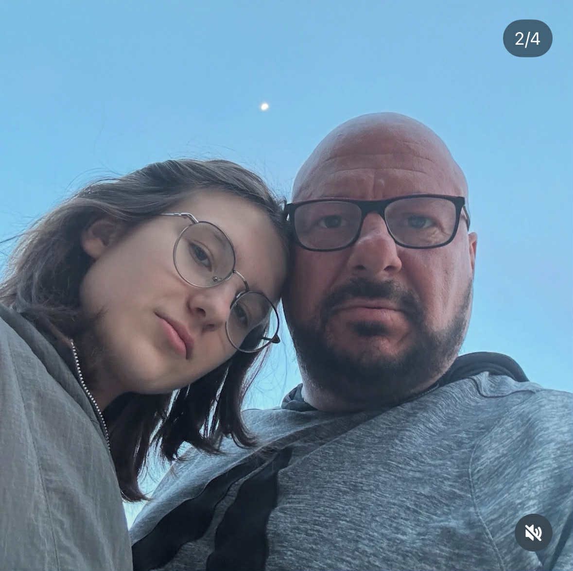 Piotr Gąsowski z córką