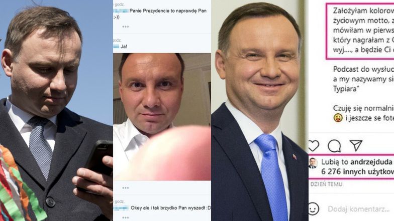 Pamiętne aktywności Andrzeja Dudy w mediach społecznościowych