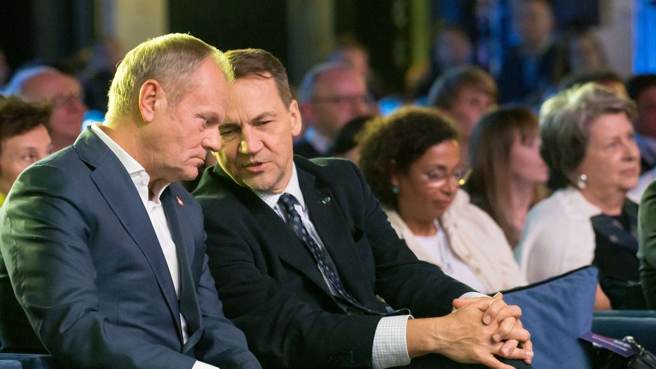 Donald Tusk i Radosław Sikorski