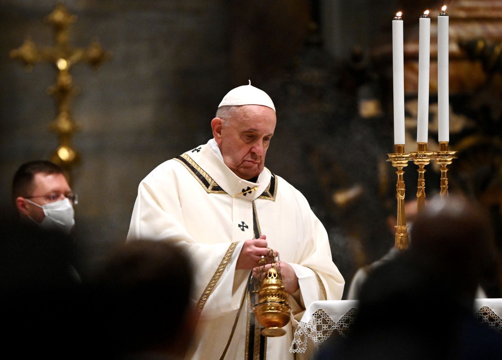 Pasterka w Watykanie. Msza św. z udziałem Franciszka w bazylice św. Piotra