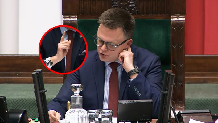 Espert od mowy ciała ocenił zachowania marszałka