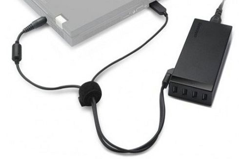 Lenovo Power Hub - USB w zasilaczu do notebooka