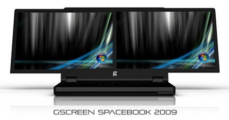 gScreen - notebook z dwoma ekranami LCD