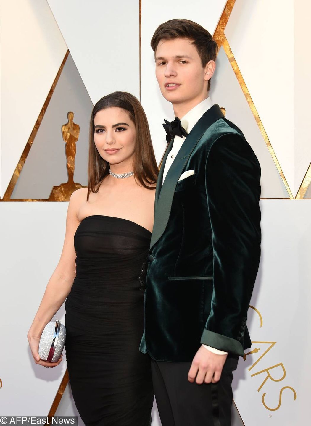 Ansel Elgort i Violetta Komyshan podczas oscarowej gali – 2018 rok