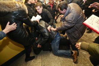 Bójka kupców z ochroniarzami w Warszawie