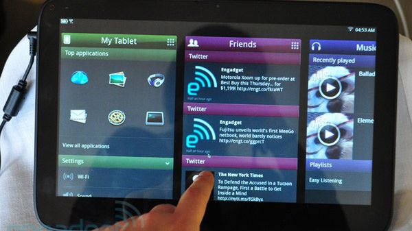 Interfejs MeeGo dla tabletów na MWC 2011 [wideo] 1