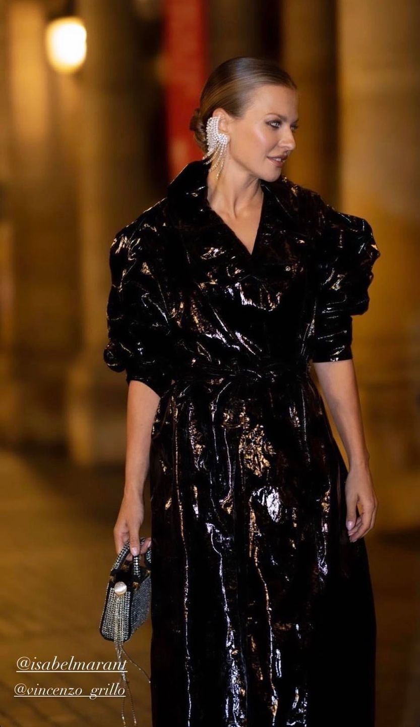 Anna Lewandowska na paryskim Fashion Weeku