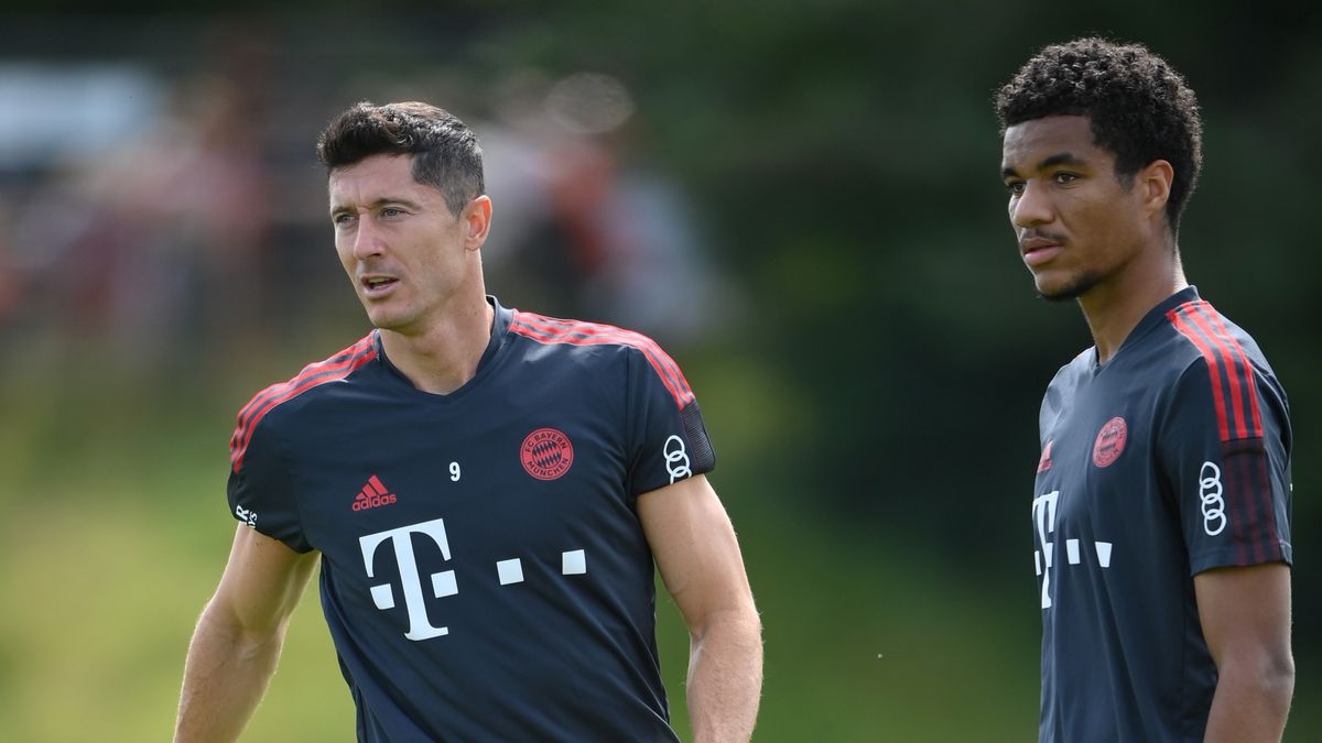 Getty Images / S. Widmann / Na zdjęciu: Robert Lewandowski i Malik Tillman