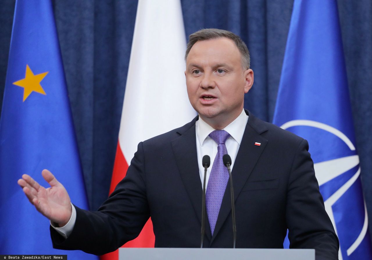 Wojna w Ukrainie. Prezydent Andrzej Duda wygłosi orędzie