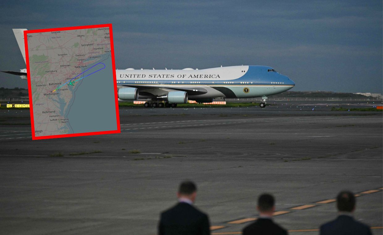 wiadomości,aktualności,WP Wiadomości Problemy Air Force One. Samolot z Trumpem musiał zawrócić