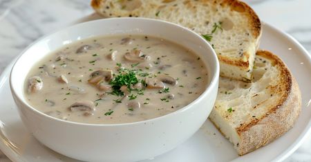 Zupa pieczarkowa jak u babci. Nietypowy składnik to gwarancja doskonałego smaku