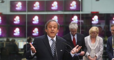 Szef UEFA już w Polsce. Otworzył centrum nadawcze