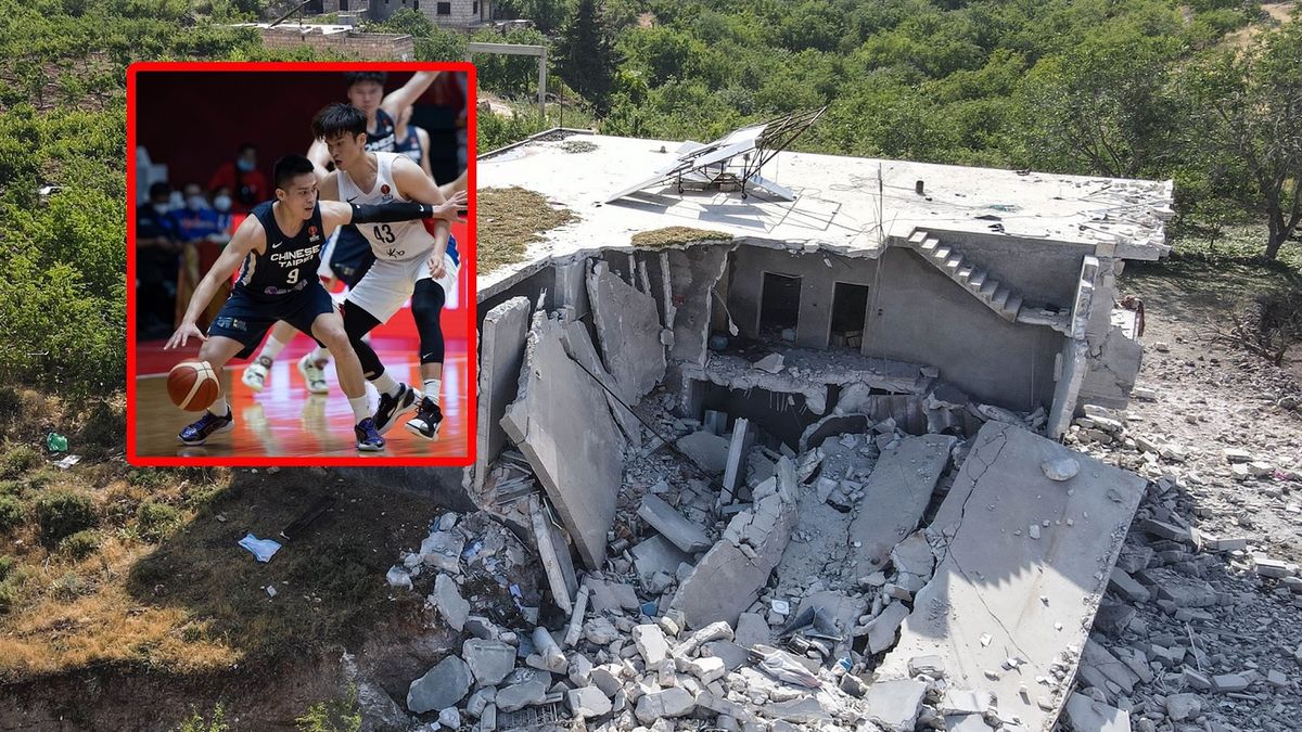 Zdjęcie okładkowe artykułu: Getty Images / Izettin Kasim/Robertus Pudyanto / Na zdjęciu: zburzony dom w Syrii i mecz pomiędzy reprezentacjami Tajwanu a Korei (w prostokącie)