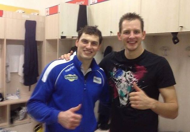 Zbigniew Bartman i Bartosz Kurek w sezonie 2013/14 Serie A (fot: Facebook)