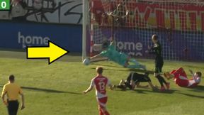 Grabara stanął na wysokości zadania. Rywal sprawdził jego czujność [WIDEO]