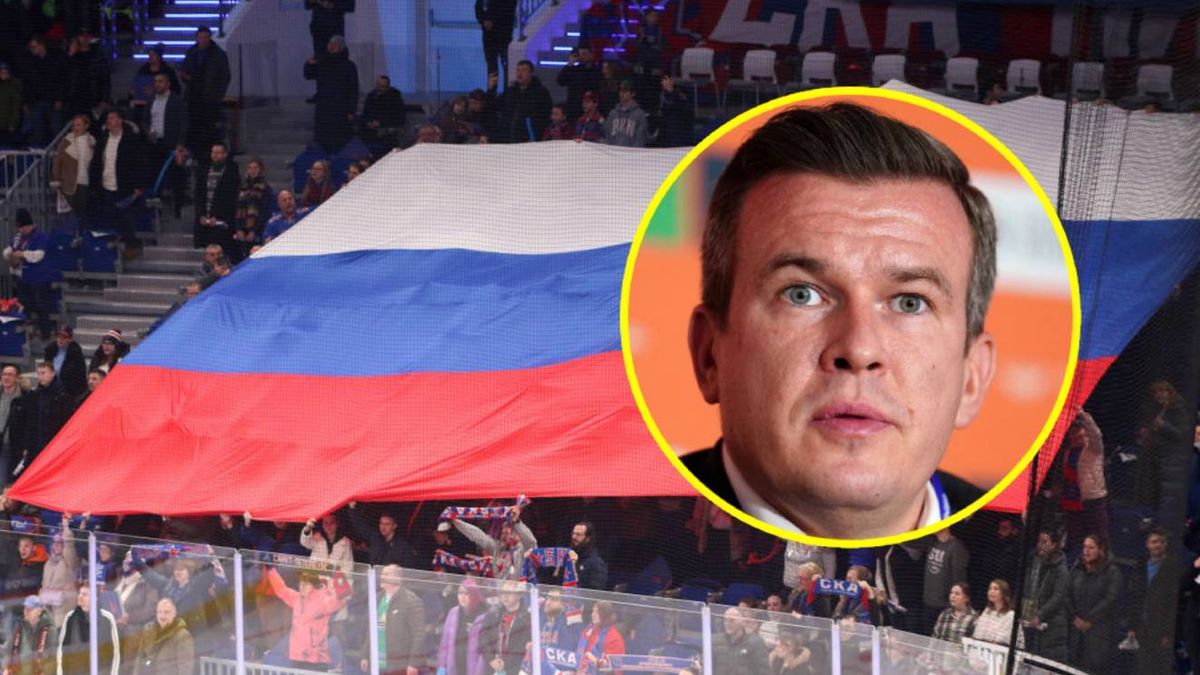 Getty Images / Maksim Konstantinov/SOPA Images/LightRocket oraz Mike Egerton/PA Images / Na zdjęciu: Rosyjska flaga i Witold Bańka