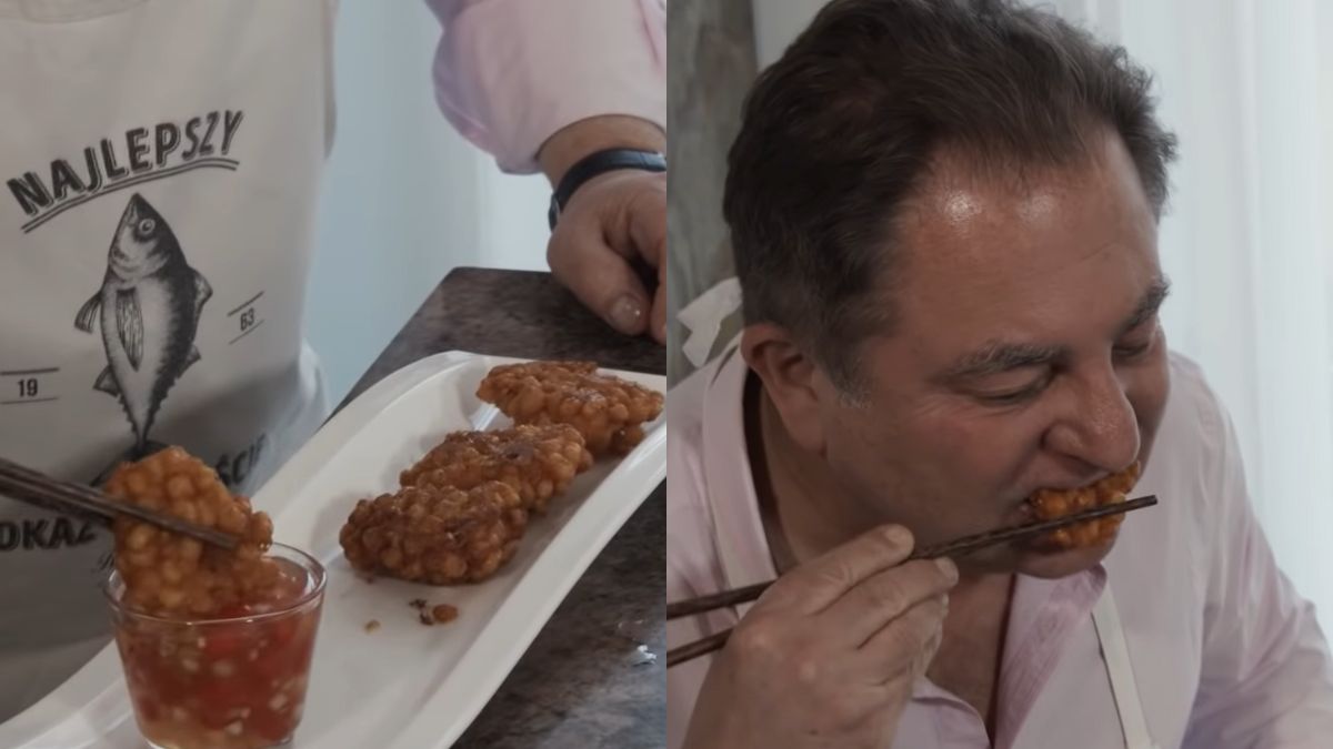 Robert Makłowicz stworzył placki z nietypowego składnika