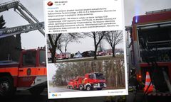 Wypadek wojskowej cysterny. Akcja służb na DK 65