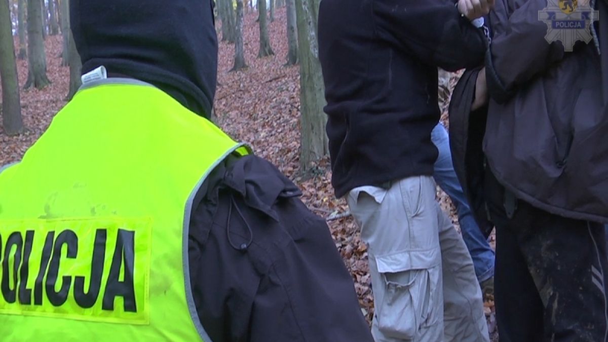 Mężczyzna wpadł niemal na gorącym uczynku