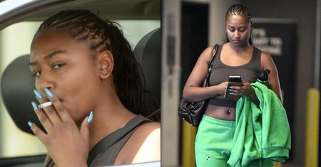 Dawno niewidziana Sasha Obama zaciąga się papierosem zaraz po wizycie w SPA (ZDJĘCIA)