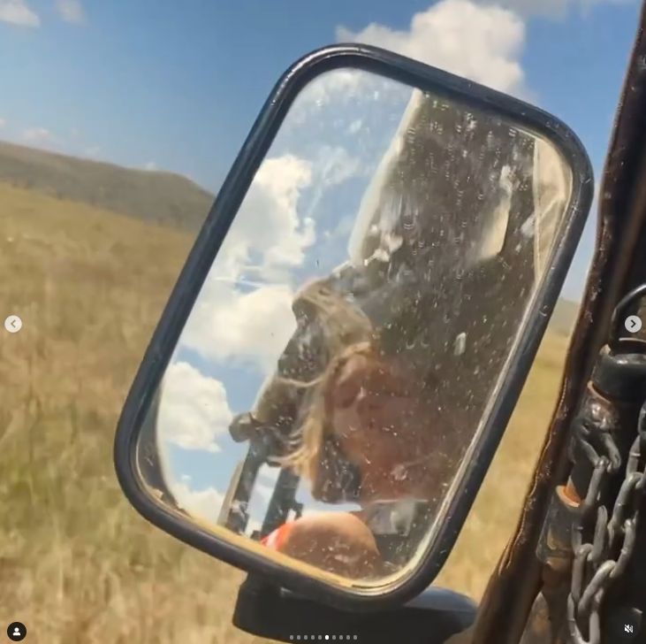 Anja Rubik na safari