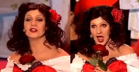 Artur Chamski w przebraniu Carmen!