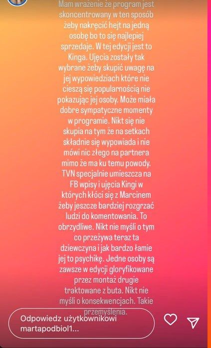 Była uczestniczka "Ślubu od pierwszego wejrzenia" miażdży TVN