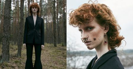 Magdalena Jasek pozuje w lesie dla ukraińskiego "Vogue'a"