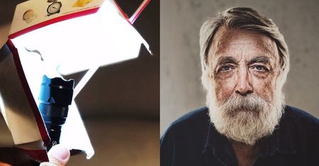 Jak przy pomocy latarki, pudełka po burgerze i smartofna zrobić świetny portret?