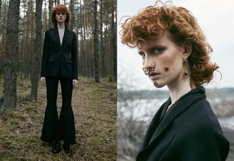 Magdalena Jasek pozuje w lesie dla ukraińskiego "Vogue'a"
