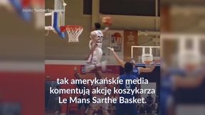 #dziejesiewsporcie: kosmiczny wsad koszykarza. Wybił się jak z trampoliny!