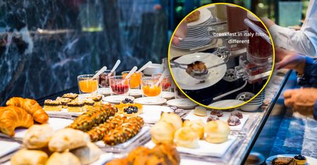 Pokazała śniadaniowy bufet we włoskim hotelu. Internauci byli w szoku