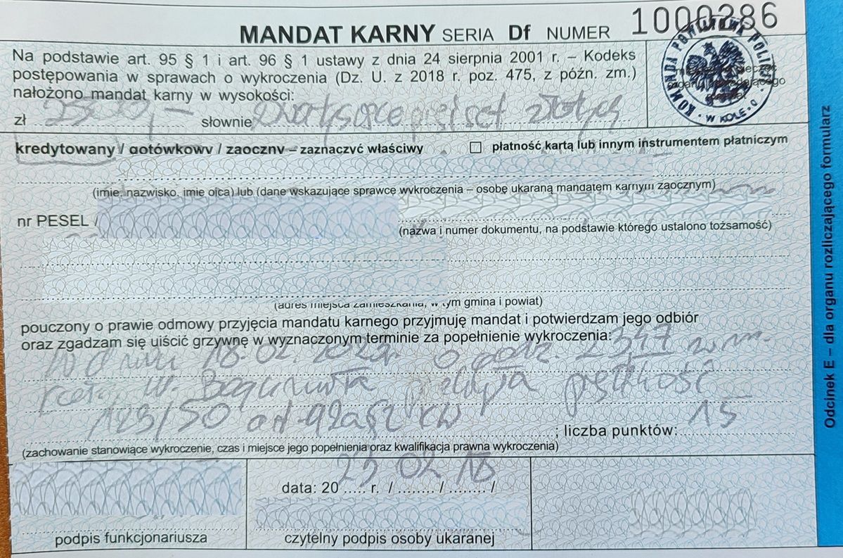 Bo spieszyła się do rodziców…