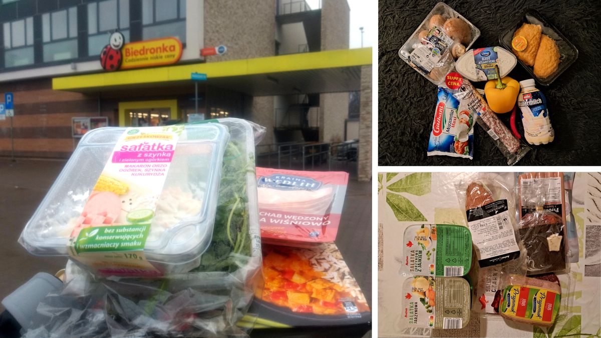 Na zdjęciu przykładowe zakupy w Too Good To Go