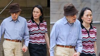 Woody Allen z MŁODSZĄ O 35 LAT żoną zmierzają na kolację w Nowym Jorku