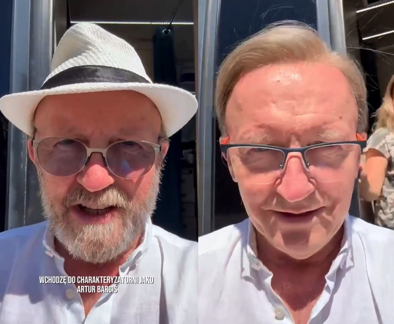Artur Barciś w charakteryzacji Czerepacha z "Rancza"