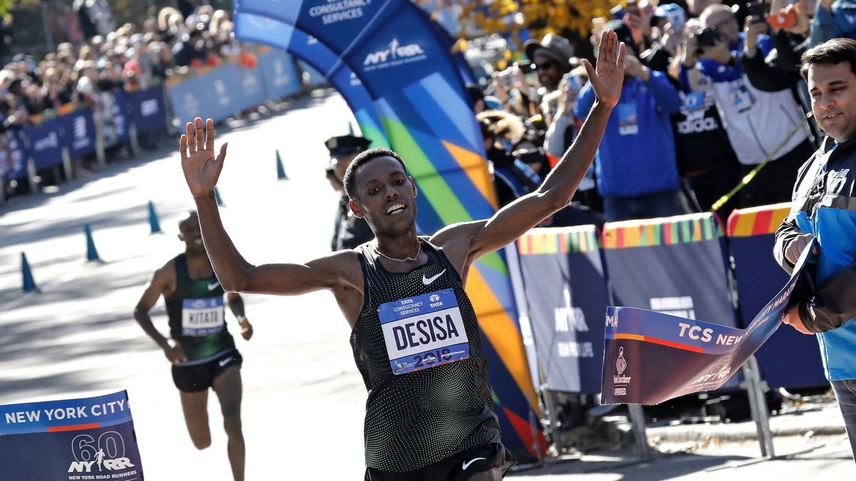 Lelisa Desisa wygrywa maraton w Nowym Jorku