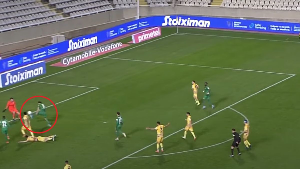 YouTube / Cablenet Cyprus / Na zdjęciu: gol Mariusza Stępińskiego