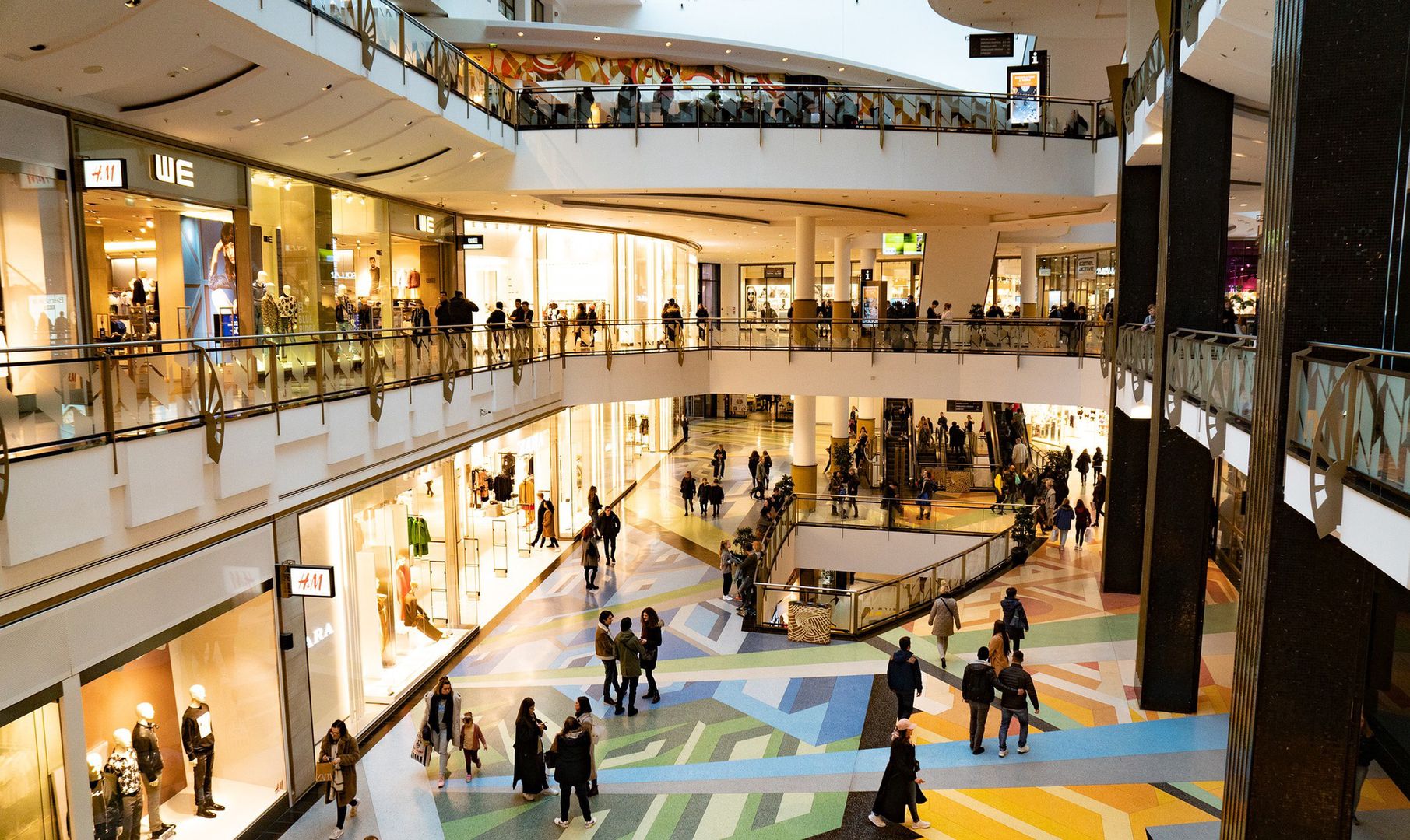 galeria handlowa, centrum handlowe, handel, sklep