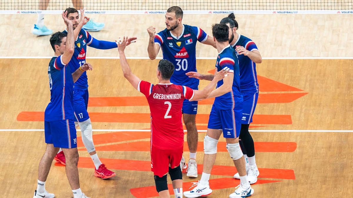 Materiały prasowe / Volleyball World / Na zdjęciu: siatkarze reprezentacji Francji