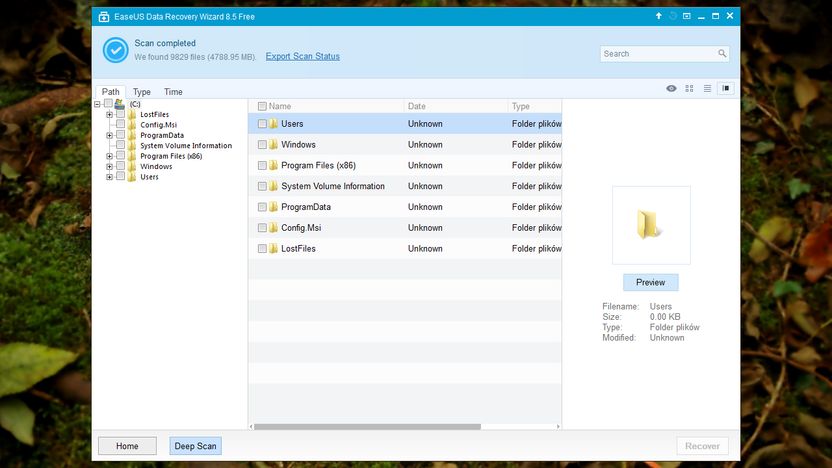EaseUS Data Recovery Wizard Free 4
