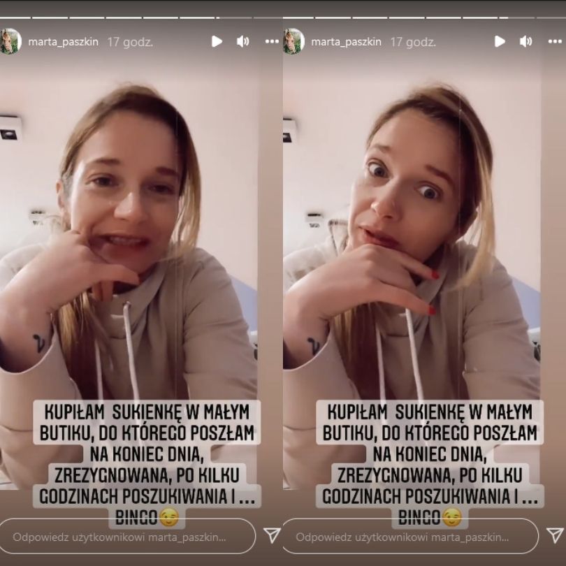 Marta Paszkin z "Rolnik szuka żony" relacjonuje poszukiwania sukni ślubnej