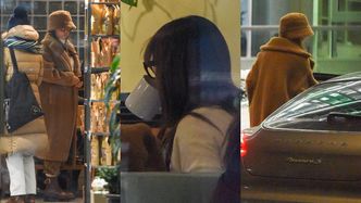 Kinga Rusin w ciuszkach za 27 TYSIĘCY robi rundkę po mieście. Wypiła herbatę, wpadła do delikatesów i czmychnęła do Porsche (ZDJĘCIA)