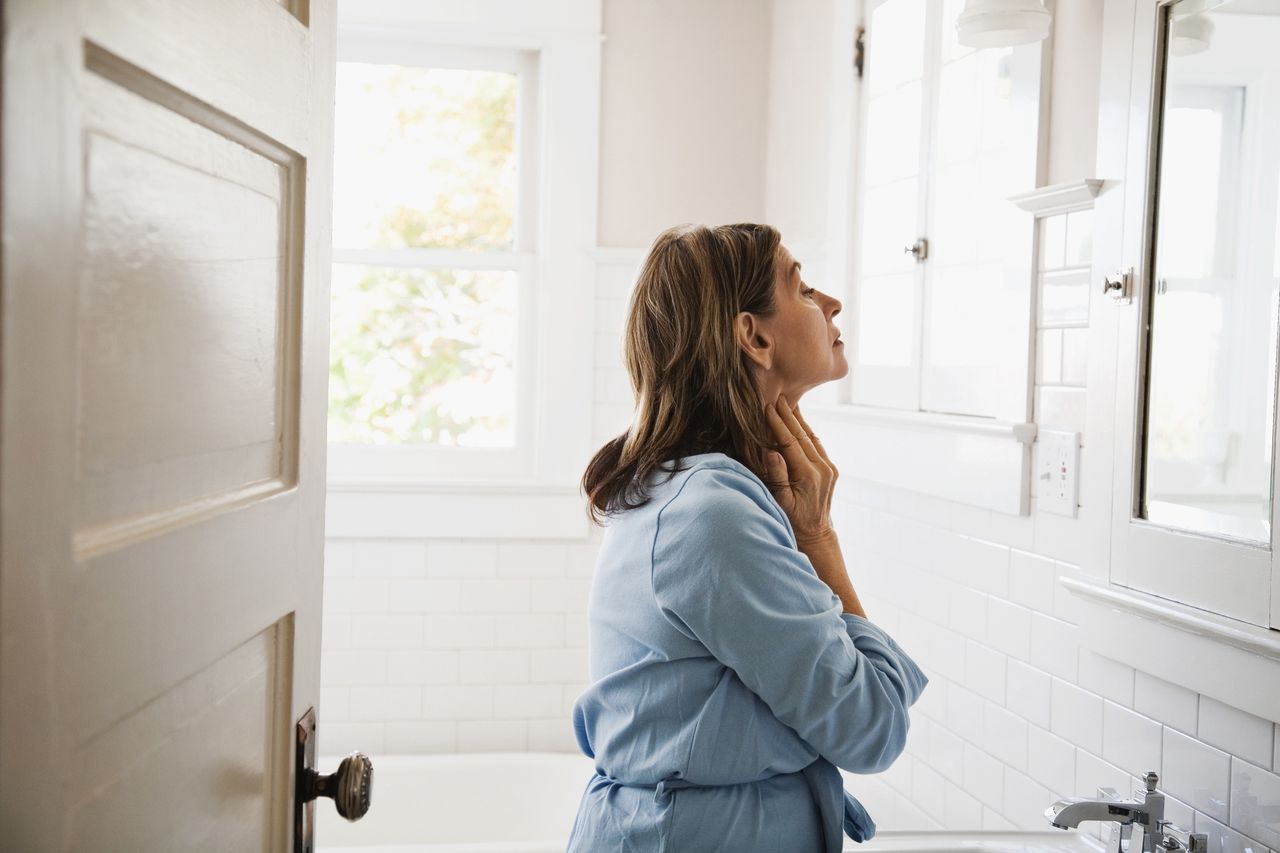 Why do women grow hair on their chins?