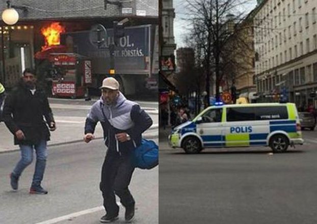 Z OSTATNIEJ CHWILI: W Sztokholmie ciężarówka wjechała w tłum ludzi!