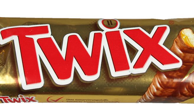 Baton Twix z karmelem