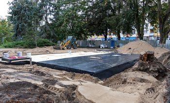 Piła: remont schronu na pl. Zwycięstwa zbliża się do końca